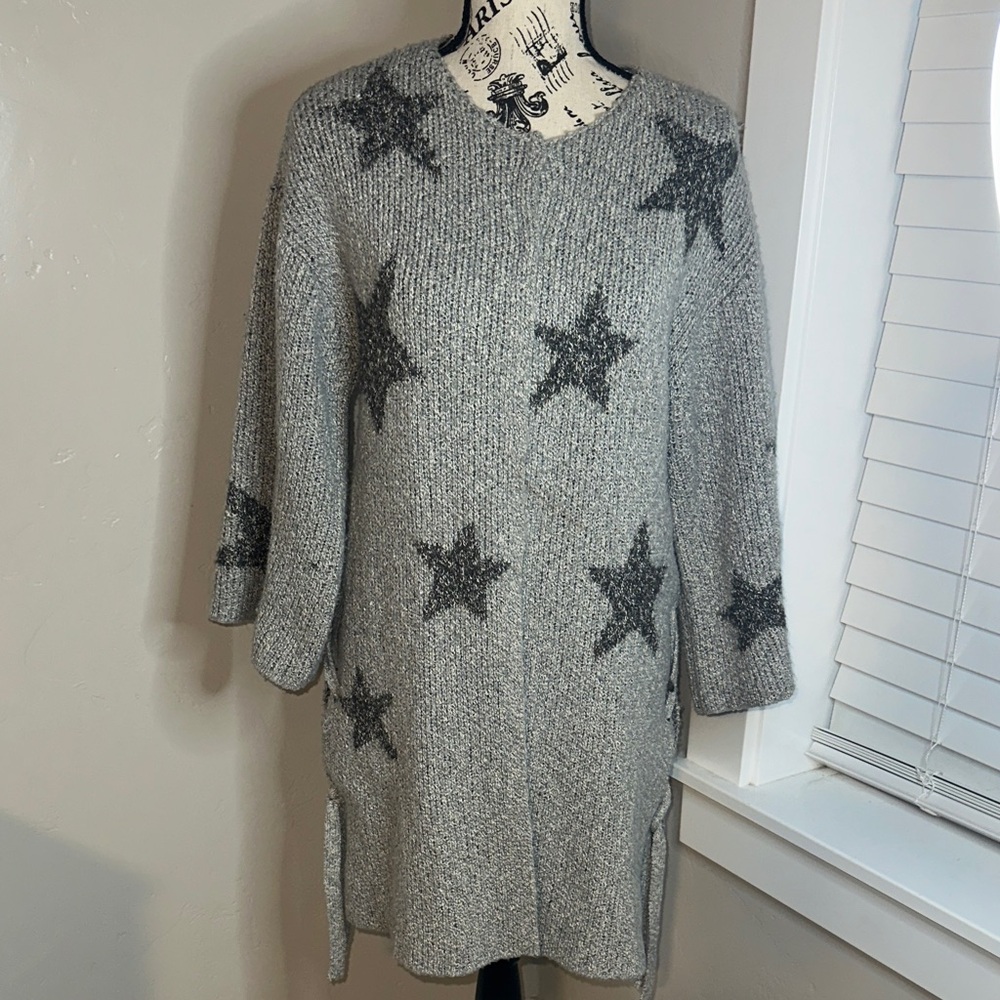 Cupcakes & Cashmere Knit Star Duster Sweater